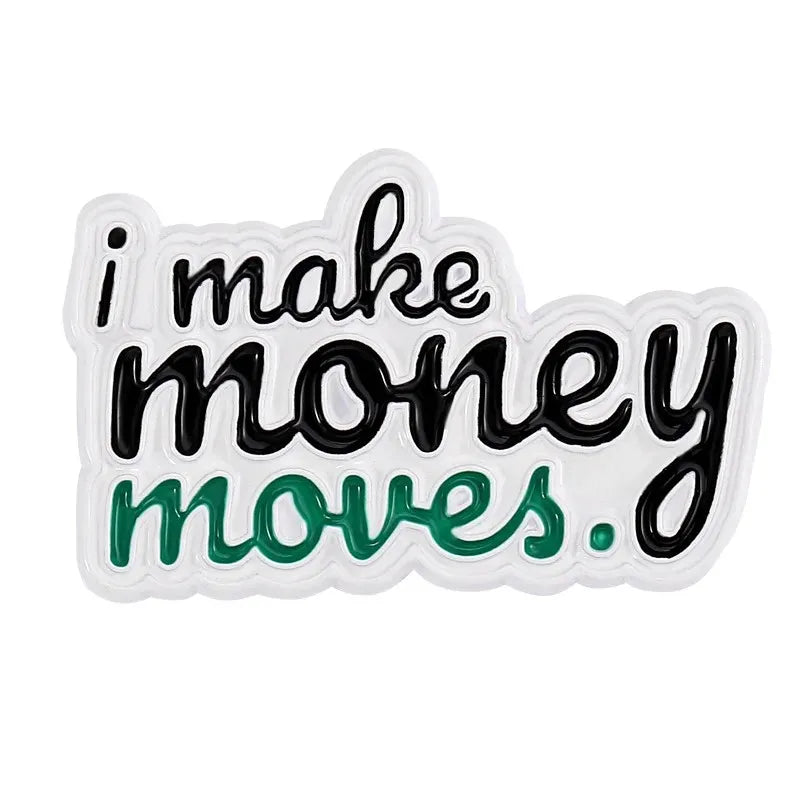 Creative US Dollar Money Enamel Pins Collection Cartoon Banknote Get Rich Brooch Backpack Lapel Metal Badge Fun Jewelry for Gift