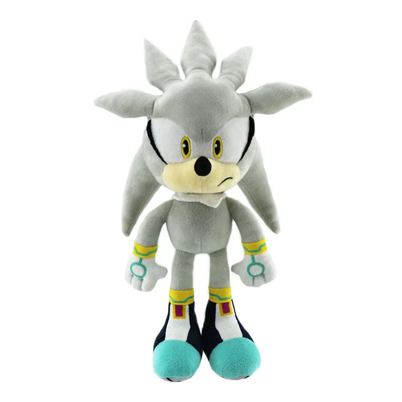 Hot 30CM High Quality Sonic Plush Toy Hedgehog Knuckles Tails Cute Cartoon Soft Stuffed Doll Birthday Gift for Children