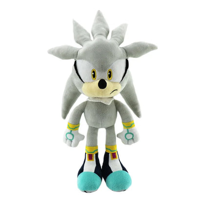 Hot 30CM High Quality Sonic Plush Toy Hedgehog Knuckles Tails Cute Cartoon Soft Stuffed Doll Birthday Gift for Children