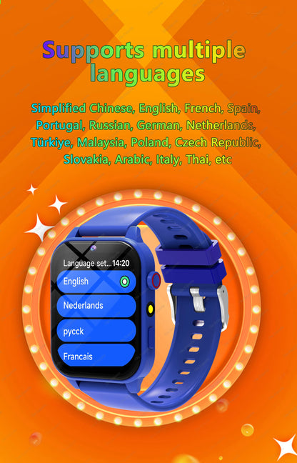 Children's Wristwatch 18 Games Kids Smart Watch Pedometer Tracker Time Display Sleep Calculator Stopwatch Flashlight Smartwatch