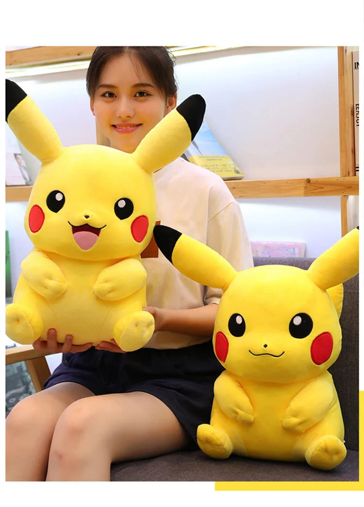 Pokemon Pikachu Plush Toy Cartoon & Cute Anime Children's Toy Stuffed Doll Valentine's Day Gift Home Decoration