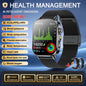 New Men Accurate Health Diagnosis ECG Smart Watch Blood Pressure Blood Oxygen Blood Fat Uric Acid Temp Bluetooth call Smartwatch