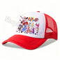 The Amazing Digital Circus Baseball Cap Kids Adult Outdoor Sports Sun Hat Summer Breathable Mesh Sunbonnet Kawaii Headgear Gift