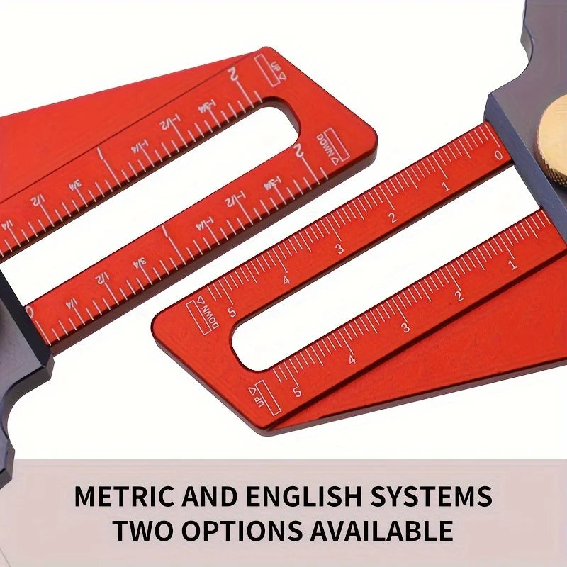 Precision Height Gauge - Metric Depth Measurement Tool, Ideal for DIY Projects, Woodworking Tools for Table Saw, Router Table