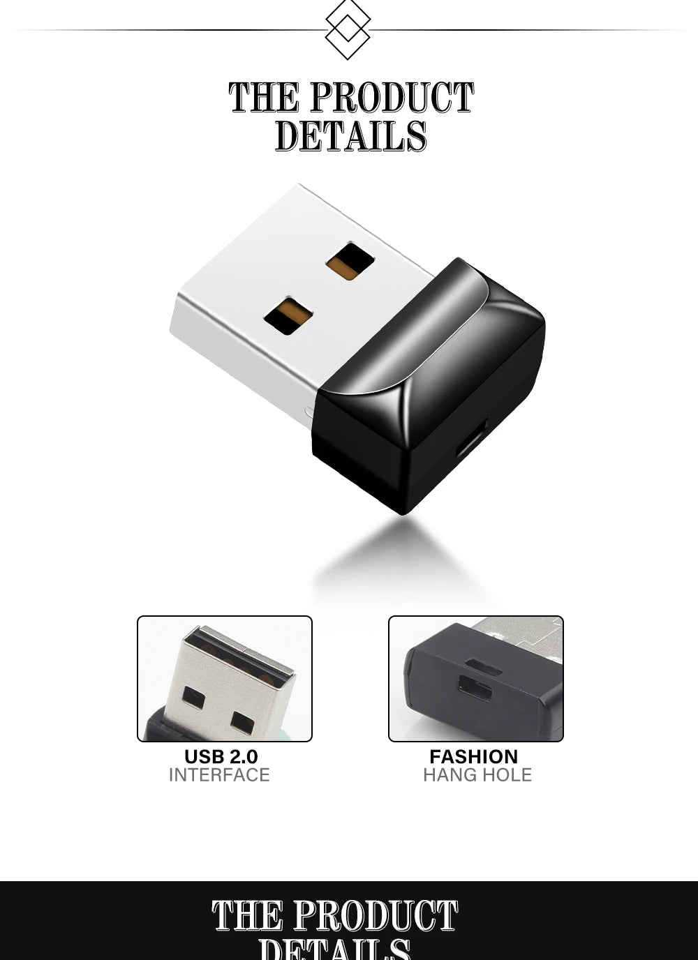 Super Mini USB 3.0 Flash Drive 64GB Free Chain Memory Stick Creative Gift Pen Drive 32GB Black Red White High Speed Pendrive 16G
