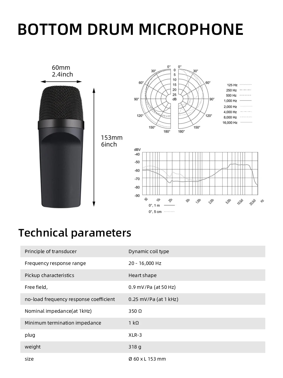 Instrument Microphone E608 7-Piece Wired Drum Mic Kit Dynamic Kick Bass Tom/Snare Cymbals Use For Drums Vocal Band DJ Stage Inst