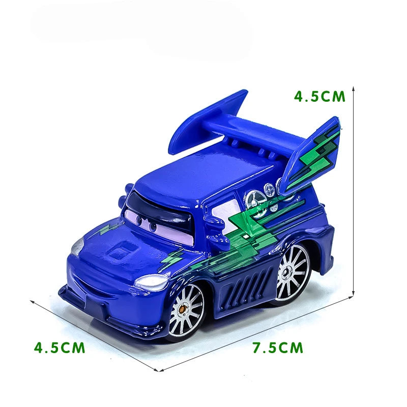 Hot Sale Bandai Pixar Cars Lightning McQueen Mater Mack Uncle Metal Model Racing Car Toys Children's Birthday NEWYEAR Gifts
