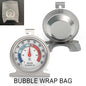 Freezer Thermometers -30~30°C -20~80°F Stainless Steel Fridge Large Dial Gauge Mini Thermo Meters for Refrigerator Cooler