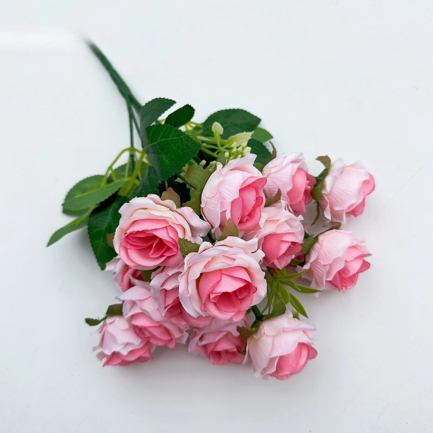 15 heads Artificial Silk Rose Flowers Bridal Bouquet for Home Wedding Floral Arrangement Garden Artificial Flowers DIYGift Decor