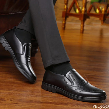 2025 Large Size Fashionable Men's Office Formal Shoes Low Cut Daily Comfortable Round Toe Multifunctional Men's Wedding Shoes