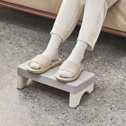 Ergonomic PP Footrest for Office Desk - Under Desk Foot Rest for Work, Sofa & Study, Comfortable Space-Saving Design