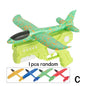 Outdoor Catapult Plane Toy for Kids One Click Ejection Foam Glider Airplane Shooting Game Sports Toys Gift for Boys Girls
