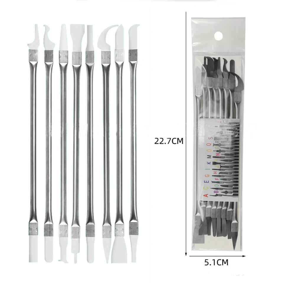 IC Chip Repair Tools Kit Precise Thin Blade CPU NAND BGA Glue Removal Phone Tablet PC Disassembly Durable Maintenance Knife Set