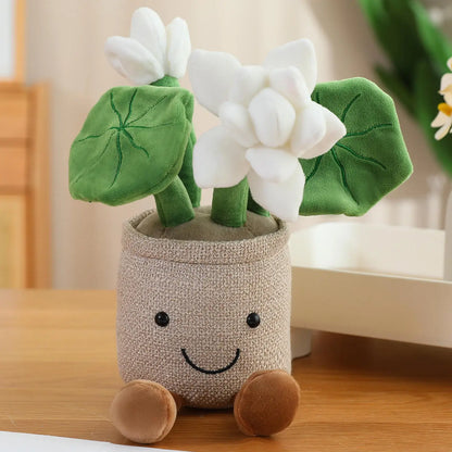 Green Plant Potted Plants Lily Flowers Strawberries Lotus Flowers Persimmons Morning Glory Ornament Soft Birthday Gifts Decor
