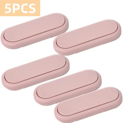 1/3/5/10Pcs Children's Drawer Safety Latch Cabinet Door Protection Baby Anti Pinch Hand Invisible Lock Opposite Wardrobe Lock