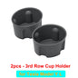 for Tesla Model YL 2026 Accessories Third 3 Row Water Cup Holder Y L 3rd Row Silicone Cup Insert Anti-Slip Cup Tray Organizer