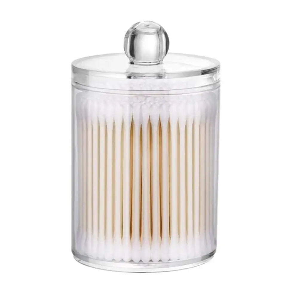 Plastic Cotton Swab Ball Pad Holder Storage Box Makeup Cotton Pad Organizer Bathroom Storage For Cosmetics Makeup Remover Pad