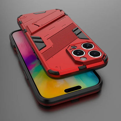 Armor Shockproof Protective Magnetic Holder Case For iPhone 17 Pro Max 16 15 14 12 13 11 Pro Max Plus 17Air 13 12 Mini Cover