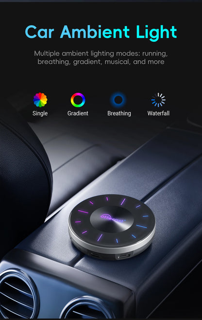 OTTOCAST P3 OttoAibox CarPlay AI Box Wireless Android Auto Smart TV Box Car Accessories for Benz Audi Kia Hyundai VW Toyota 2024