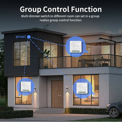 TNCE Tuya wifi Dimmer ZigBee Module Supports 2 Way Control LED Lights Dimmable Switch Work with smart life app Alexa Google Home