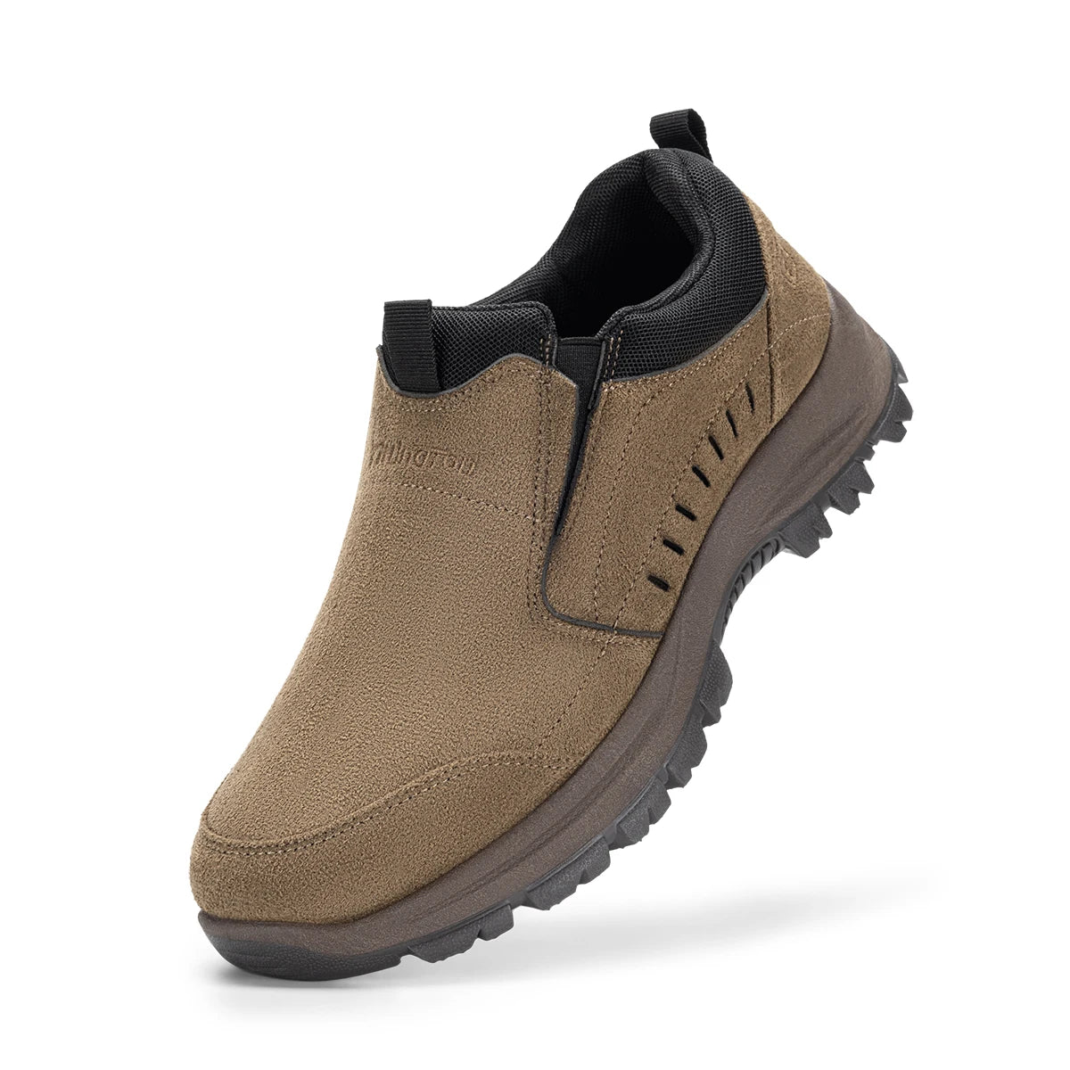 Men'S Slip On Shoes Hiking Go Walking Shoes Loafers Lightweight Comfortable Shock Absorption For Outdoor All-Day Comfort