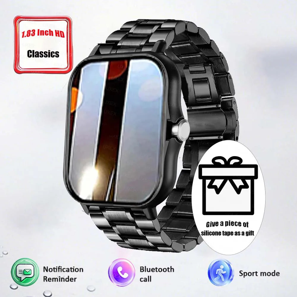 Classic New Smart Watch for Men Women Gift Full Touch Screen Sport Fitness Watch Bluetooth Call Digital Smartwatch Multifunction
