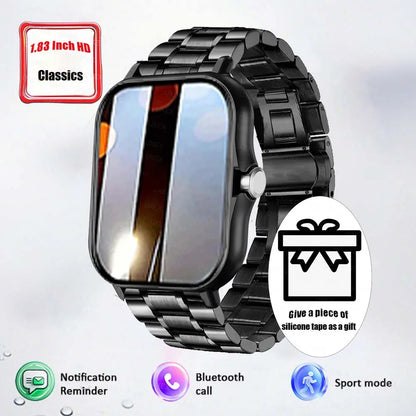 Classic New Smart Watch for Men Women Gift Full Touch Screen Sport Fitness Watch Bluetooth Call Digital Smartwatch Multifunction