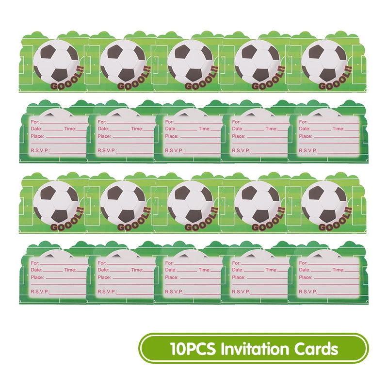 Football Birthday Decoration Party Supplies Tableware Balloons Set Candy Gift Boxes Football Birthday Gifts Kids Birthday Favors