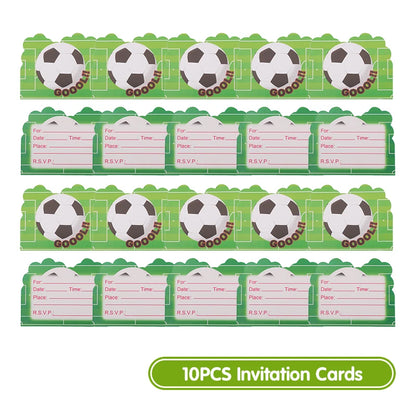 Football Birthday Decoration Party Supplies Tableware Balloons Set Candy Gift Boxes Football Birthday Gifts Kids Birthday Favors