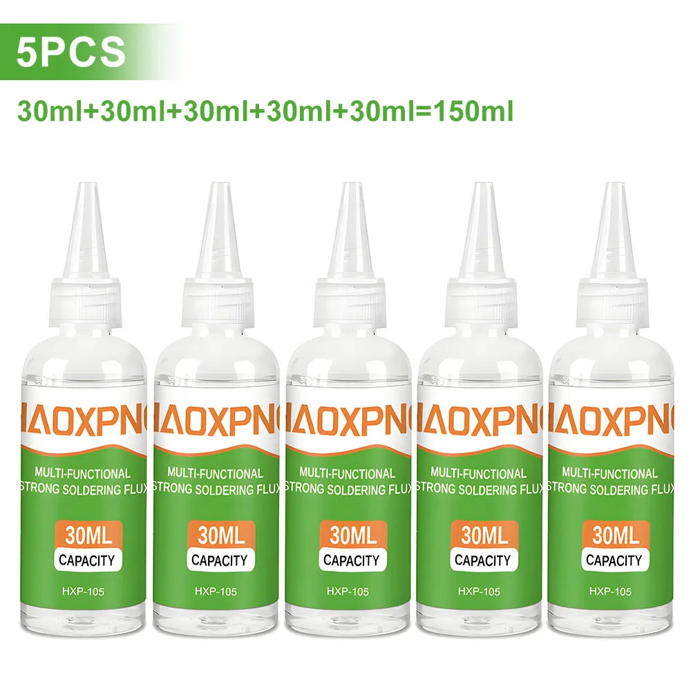 Multi functional strong soldering flux suitable for metals such as stainless steel, copper, iron, nickel, galvanized sheet, etc