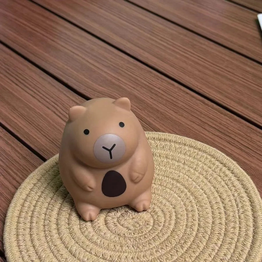 Little Chubby Capybara Squeeze Toys Cute Capibara Slow Rebound Release Squeeze Toy Kapibara Stress-relieving Mini Fidget Toys