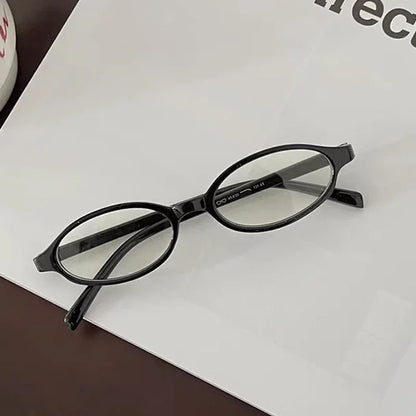 Women Y2K Retro Oval Glasses Small Frame Eyewear Blue Light Blocking Eyeglasses Female Computer Reading Optical Spectacle Óculos