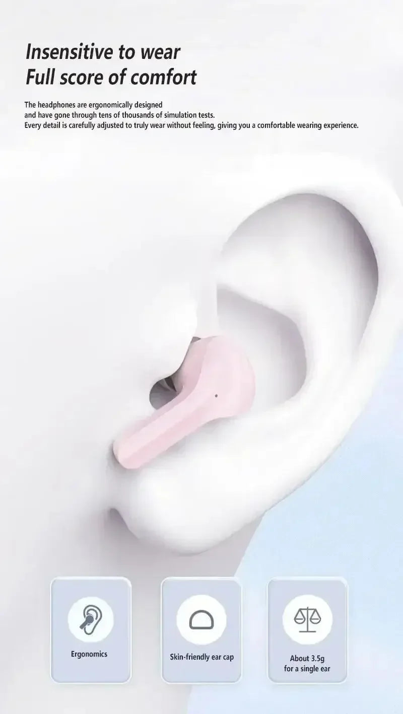 T2 TWS Bluetooth Earbuds Wireless 5.0 Sport Gaming Headsets Noise Reduction Earphone Mic Headphones with LED Display Earphones