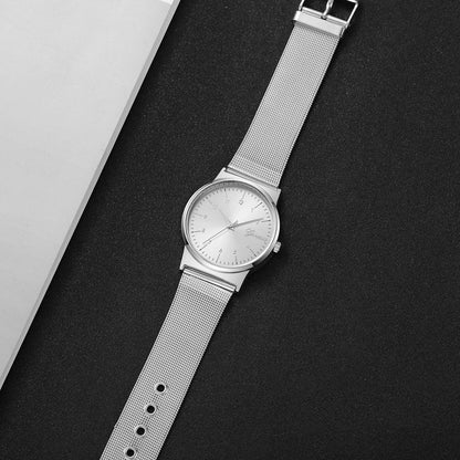 Fashion Women Mesh Strap Quartz Wristwatch Casual Arabic Dial Watch For Ladies Clock Relogio Feminino(Without Box)