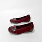 Women Flat Shoes Comfortable Slip On Loafers Vintage Square Buckle Soft Sole Ballet Flats Spring Office Work Casual Footwear