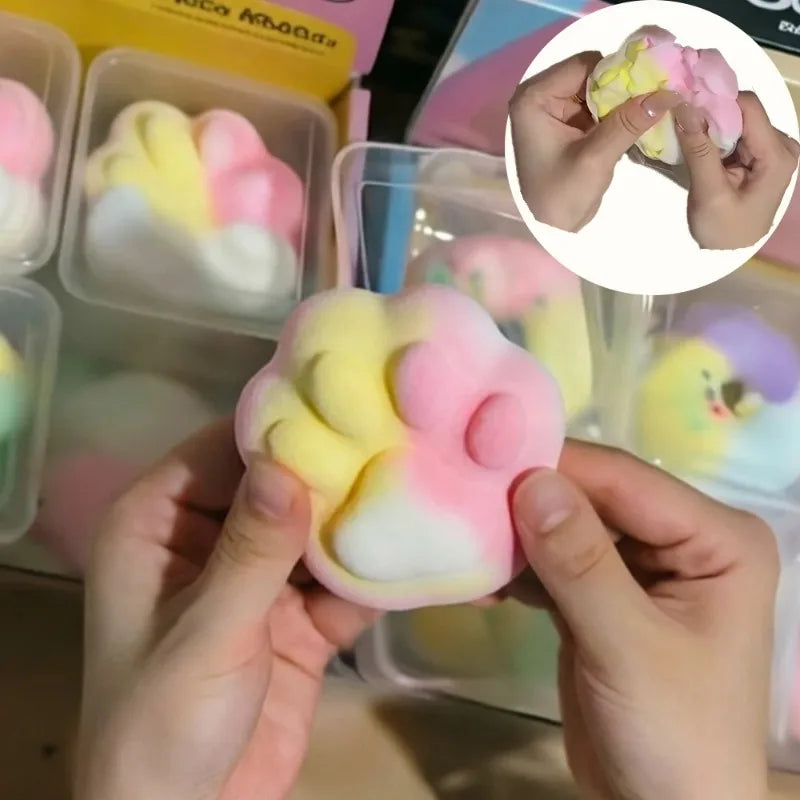 Multiple Series Squishy Stress Balls Slow Rebound Wax Skin Squeeze Toys Adult Quiet Sensory Fidget Toy Soothing Relieving Stress