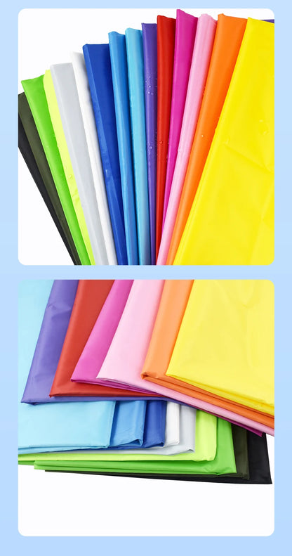 100/200/300/500x150cm 190T Colorful Water Repellent Fabric for Umbrella Raincoat Kite Tent DIY Sewing Craft Material Supplies