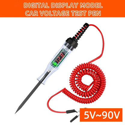 6V 12V 24V Tester obwodów samochodowych Ciężarówek Sonda diagnostyczna do samochodów Samochodów Długopis testowy Żarówka Elektryczny długopis pomiarowy Narzędzia do naprawy