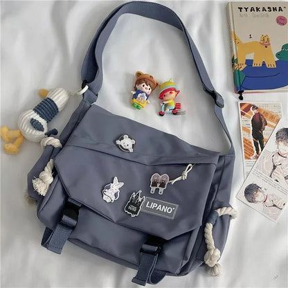 Popular Shoulder Bag Large Capacity Crossbody Bag Retro Workwear Postman Bags for Girls Handbags Fashion Casual rossbody Bags