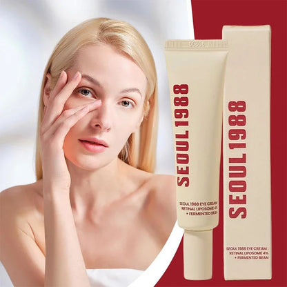 Seoul 1988 Retinol Eye Cream 4% Anti Aging Eye Treatment Dark Circles, Wrinkles, Puffiness Firming & Lifting Eye Cream For Women