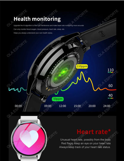 2025 New Bluetooth Calls Smart Watch 6 Pro 1.32” Inch 240*280 Custom Dials Sport Men And Woman Health Monitor Smartwatch For Man