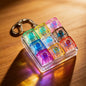Original Multi-Style LED Light-Up Keycap Keychain Clicker Fidget Toy Stress Relief Portable Desk Accessory for Kids Adults