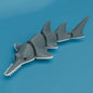 3D Printed Articulated Shark Toy for Decoration Toy Executive Decor for Office Stress Relief Toy