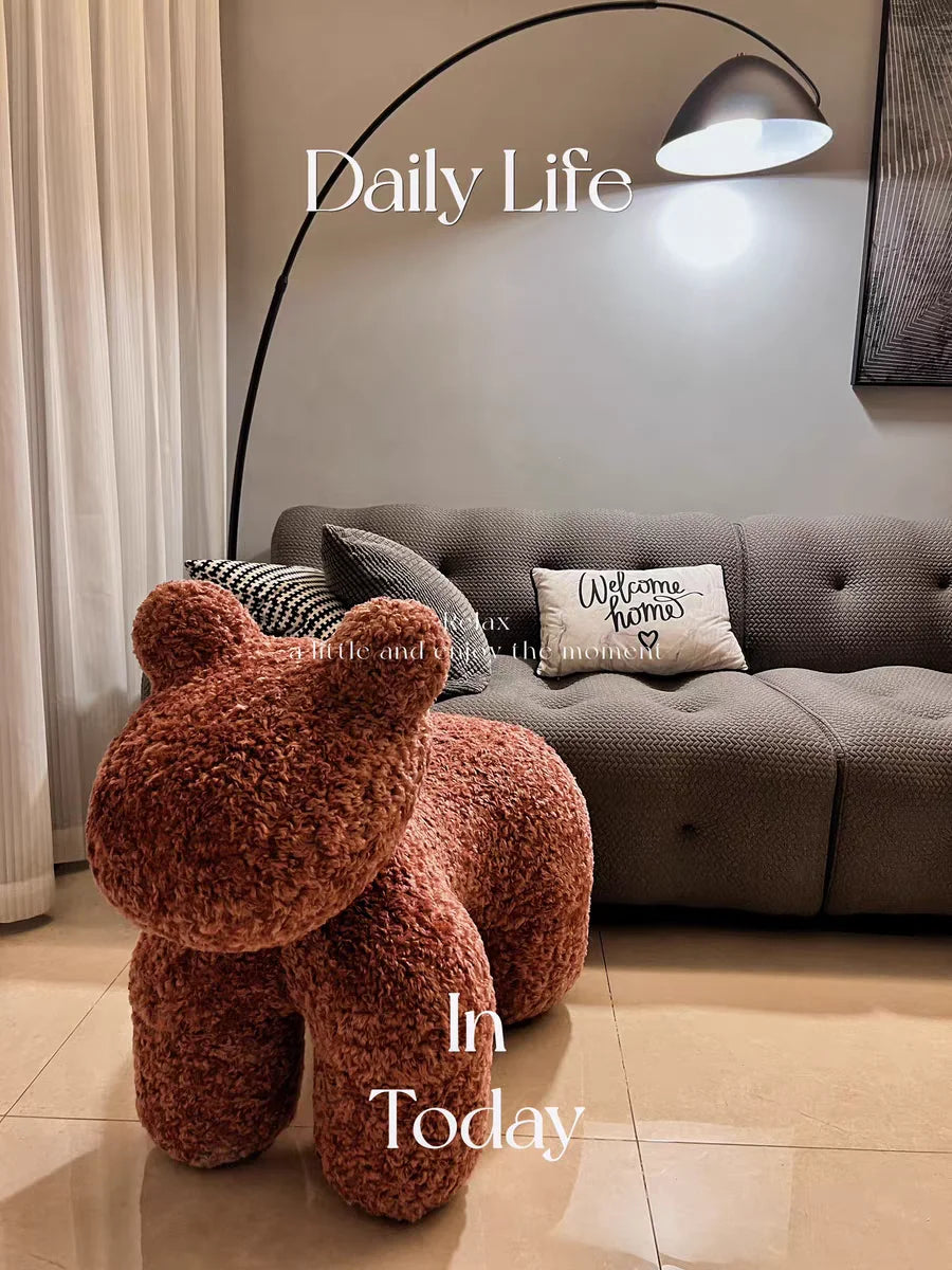 Modern creative single sofa ornament gift living room chairs Design Relaxing chair home furniture lint Pony stool chair