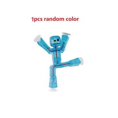 Suction Cup Toys Sticky Robbot Toys for Children Deformable Action Figure Sucker Toys for 2 3 4 Years Kids Boys Girls Gifts