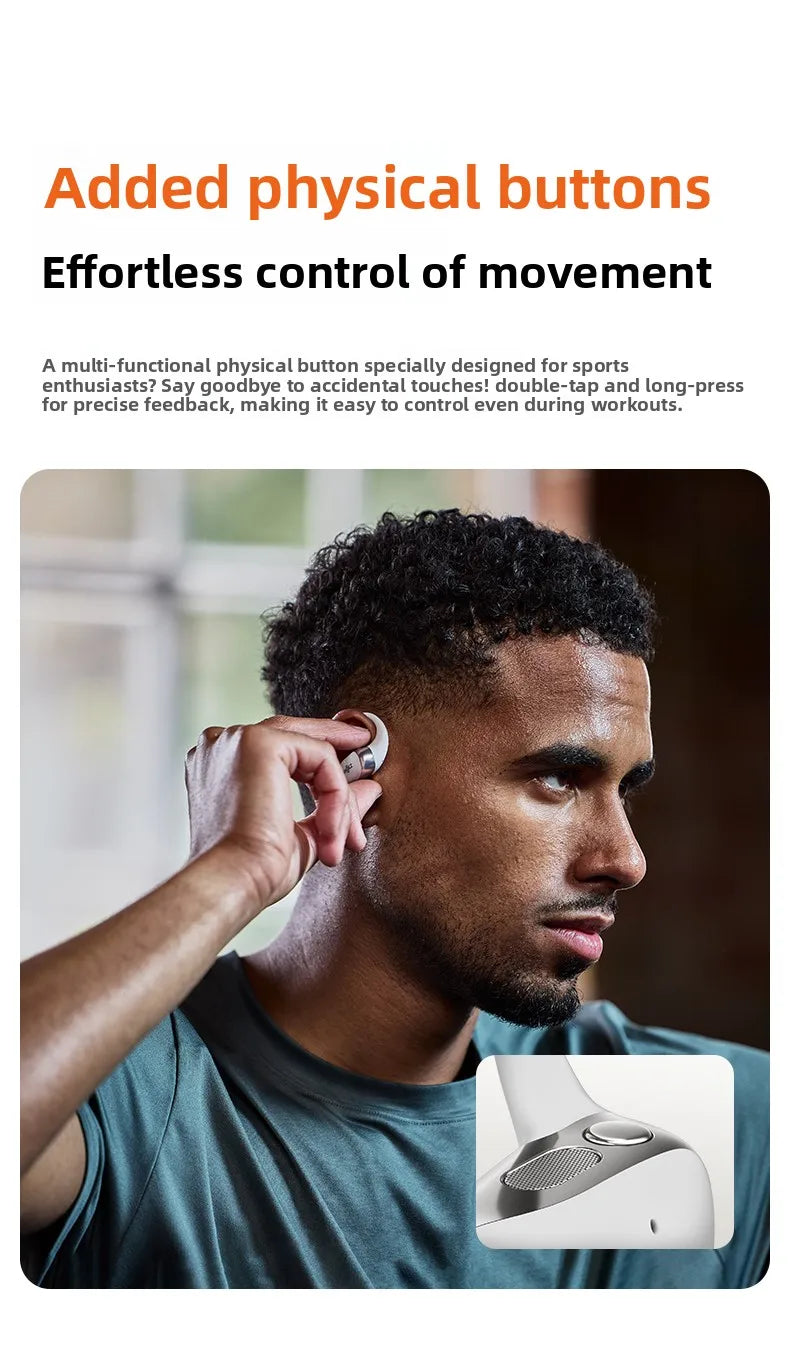 Shokz OpenFit 2+ T921 Open Hanging Ear Headsets Dolby Audio Wireless Bluetooth Earphones,DualBoost Technology AI Noise Reduction