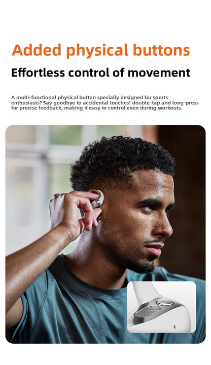 Shokz OpenFit 2+ T921 Open Hanging Ear Headsets Dolby Audio Wireless Bluetooth Earphones,DualBoost Technology AI Noise Reduction