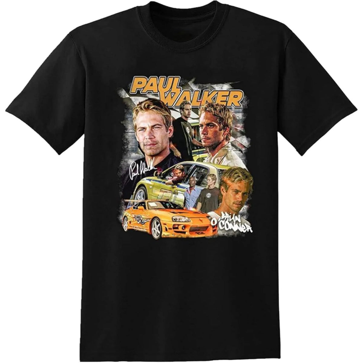 Fast and Furious Shirt 90s Movie Poster Classic Vintage Graphic Design Men T-Shirt Prue Cotton Tees Streetwear Oversize Top