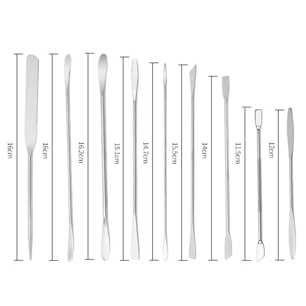 Stainless Steel Foundation Spatula Makeup Paints Foundation Cream Mixing Stick Cosmetics Tools Makeup Spatula Stainless Steel