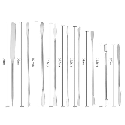 Stainless Steel Foundation Spatula Makeup Paints Foundation Cream Mixing Stick Cosmetics Tools Makeup Spatula Stainless Steel